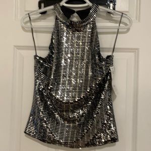 Zara Sequin Top
